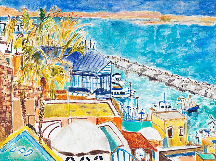 Old Jaffa  2012  oil on canvas  150 x 200 cm/59 x 79 in