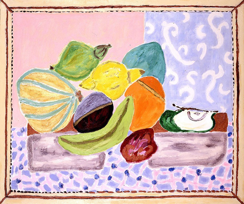 Fruits  1998 Oel auf Leinwand  100 x 120 cm/39 x 47 in