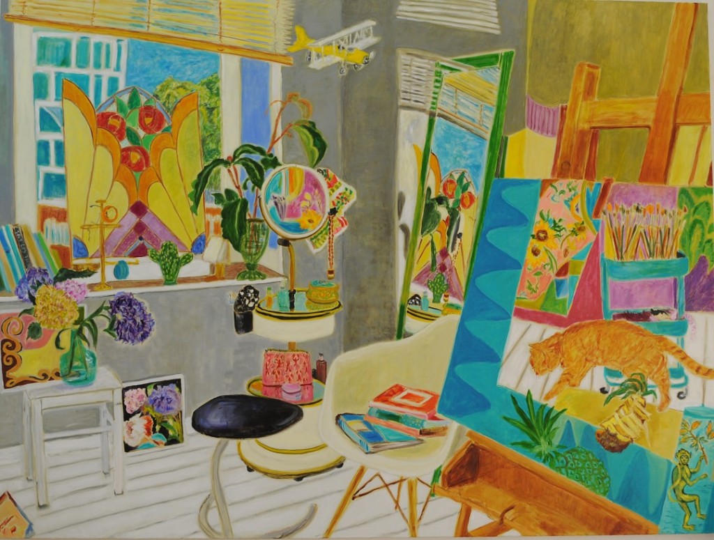 My new studio  2020  Oil on canvas  180 x 240 cm/71 x 94 in