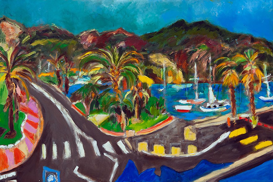 Menton  2013  oil on canvas  80 x 120 cm/31 x 47 in