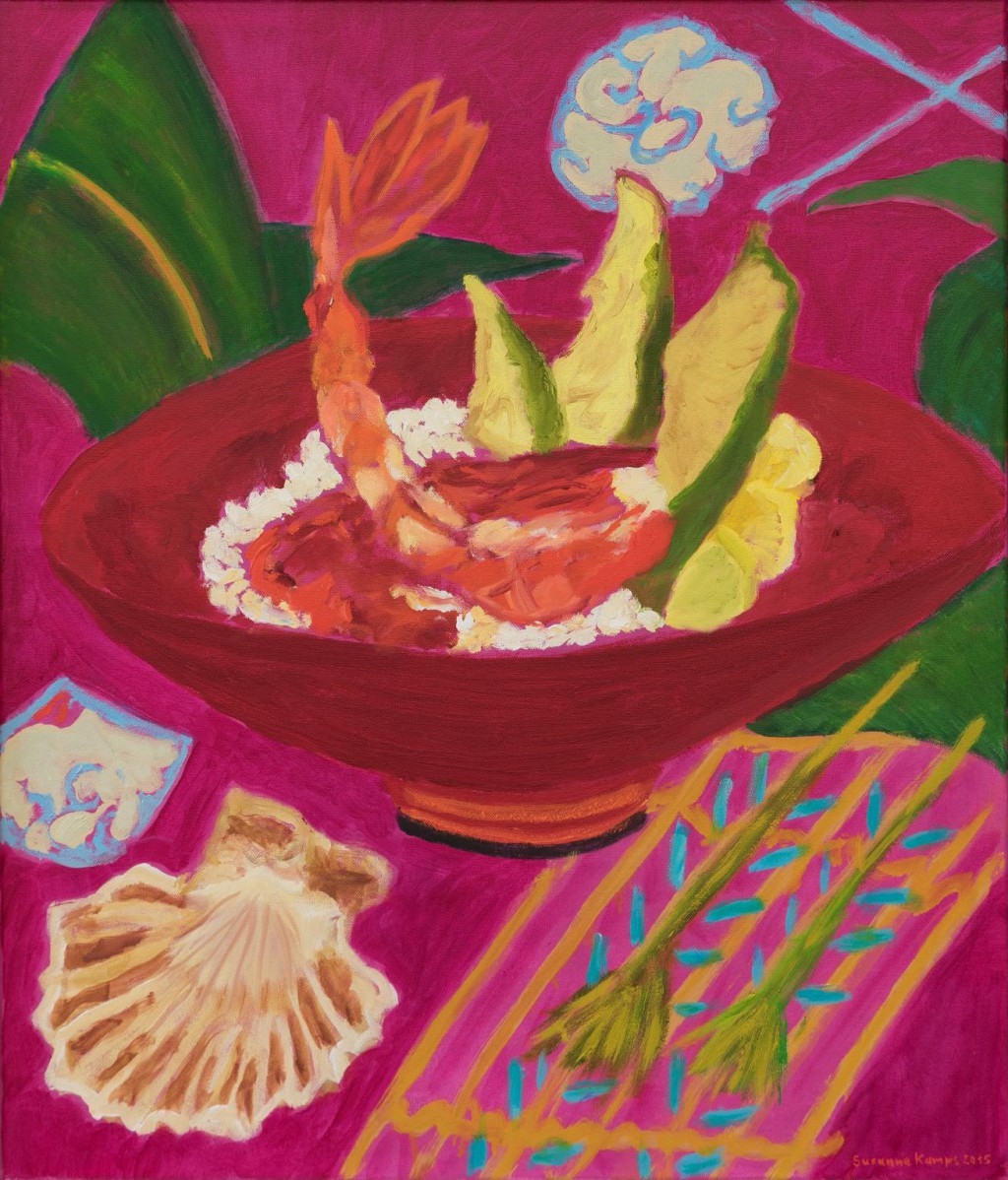 Scampi  2015  oil on canvas  70 x 60 cm/28 x 24 in