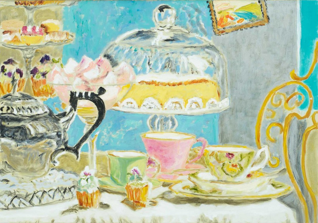 High Tea  2017  Oel auf Leinwand  70 x 100 cm/28 x 39 in