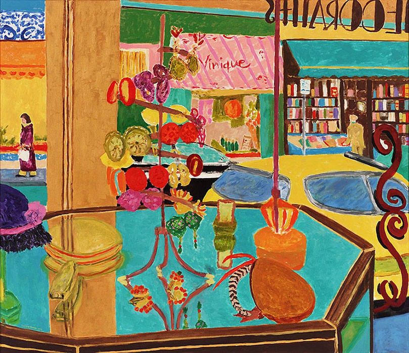 Lêche-vitrines (Window Shopping)  2005  oil on canvas  130 x 150 cm/51 x 59 in